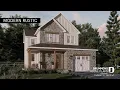 Small 2-Story Modern Craftsman with 3 bedrooms by Drummond House Plans