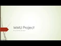 MMU Java Project