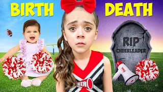 Birth To Death of A CHEERLEADER In Real Life