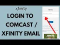 Comcast Email Login 2024 Comcast Xfinity Login Xfinity com Login