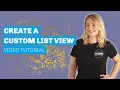 Create a Custom Salesforce List View