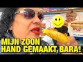 Download Lagu Surinaamse Bara Magic! Surinaamse Moeder Bezoekt Zoon op Markt en Proeft Zijn Zelfgemaakte Bara