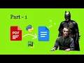 Pdf To Word Converter Python Flask Web application Python Flask Pdf2Docx Conversion