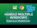 How to handle multiple Windows in Selenium WebDriver getWindowHandle getWindowHandles switchTo