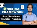 Spring Bean Scope Singleton Prototype Spring Framework Tutorials