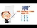 PHP Logical Programs for Interviews Printing Number Pattern Using PHP