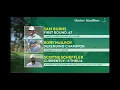 PGA Golf on ESPN intro 2026 Masters Tournament - First Round