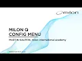 Lagu milon Q - config menu