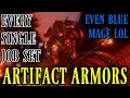 Every Job Armor Set Dyes FFXIV Artifact Armors