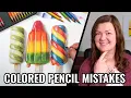 8 Common Mistakes Beginners Make With Coloured Pencils