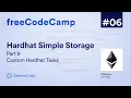 Custom Hardhat Tasks Ultimate Web3 Solidity Javascript Course Lesson 6 Pt 9