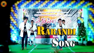 rarandi rakshakudu yesuni song latest new telugu christian song 2020 joy in jesus by asvjm kids