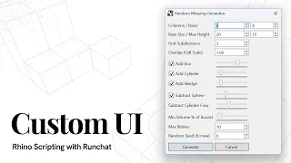 Rhino Scripting - Custom UI