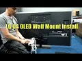 LG G4 and G5 OLED Wall Mount Installation the easy way
