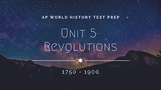 AP World History Modern Unit 5 Review