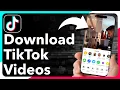 Hoe TikTok-video's te downloaden
