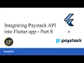 Integrating Paystack api in Flutter Part 8 Creating a new customer