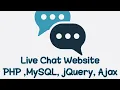 chat application PHP MySQL Ajax Jquery