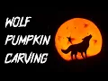 How to Carve a Wolf Pumpkin