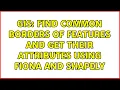 GIS Find common borders of features and get their attributes using fiona and shapely