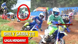 ngeri bhely satria 211 alami crass di detik ahir finis gtxlampung