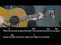 Jay Webb - Leave the Dirt Guitar Chords Lyrics