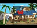 Can 20 Builders Make a Bloxburg Beach House Without Communicating