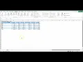 Create defined names using create from selection tool using name manager in Excel