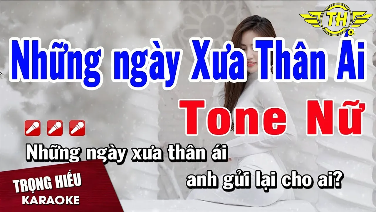 Karaoke Những Ngày Xưa Thân Ái Tone Nữ Nhạc Sống | Trọng Hiếu