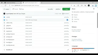 Angular App publish on GitHub using VS Code