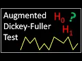 Time Series Talk Augmented Dickey Fuller Test Code