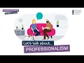 Let s talk about professionalism Caring with Confidence The Code in Action NMC