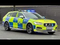 Gigantic Silo Rolling Through Liverpool with POLICE escorts UK Scrapyard with SENNEBOGEN machine