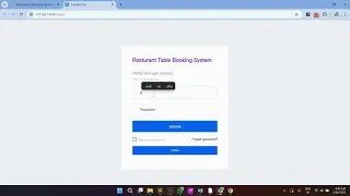 Restaurant Table Booking System using Python Django PythonCodeverse