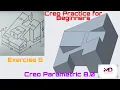 Creo Practice Exercise - 5 for Beginners II Creo Part Modeling Tutorial II Mechapedesign