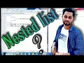How to create nested list HTML hindi