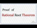 Proof of Rational Root Theorem