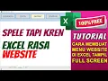 Download Lagu Tutorial | Cara Membuat Aplikasi Excel Fullscreen Mode Website | Gratis File Latihan