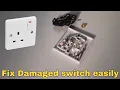 How to Fix DP Socket Switch Repair British socket Switch