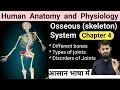 Human Anatomy and physiology chapter 4 Osseous system Skeleton System disorders of Joints