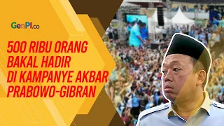 Nusron Sebut 500 Ribu Orang Bakal Hadir di Kampanye Akbar Prabowo-Gibran di GBK