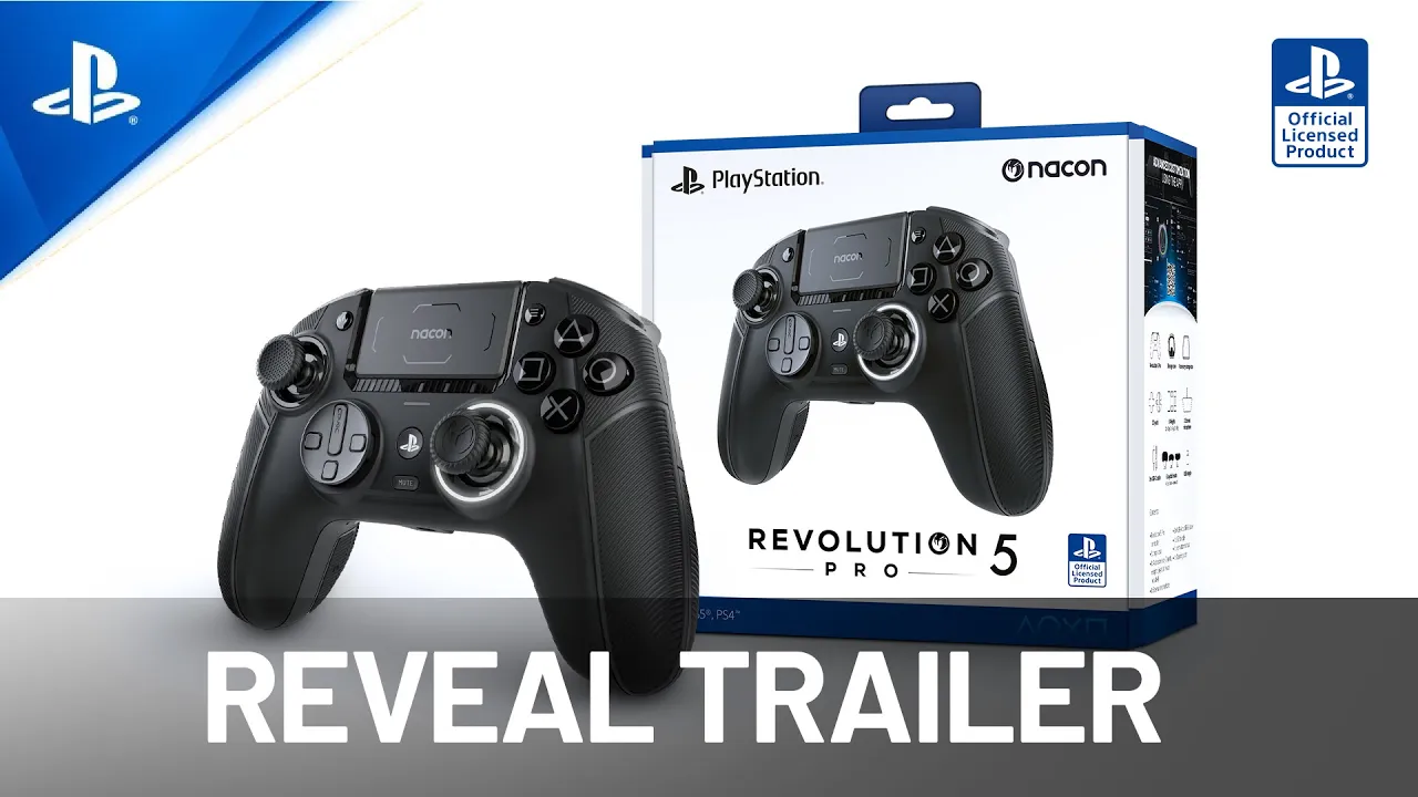 Nacon — Nacon Revolution 5 Pro Controller for PS5 and PS4 (YouTube video ad)