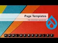 Drupal module Page Templates - easily create nodes with predefined fields paragraphs supported too