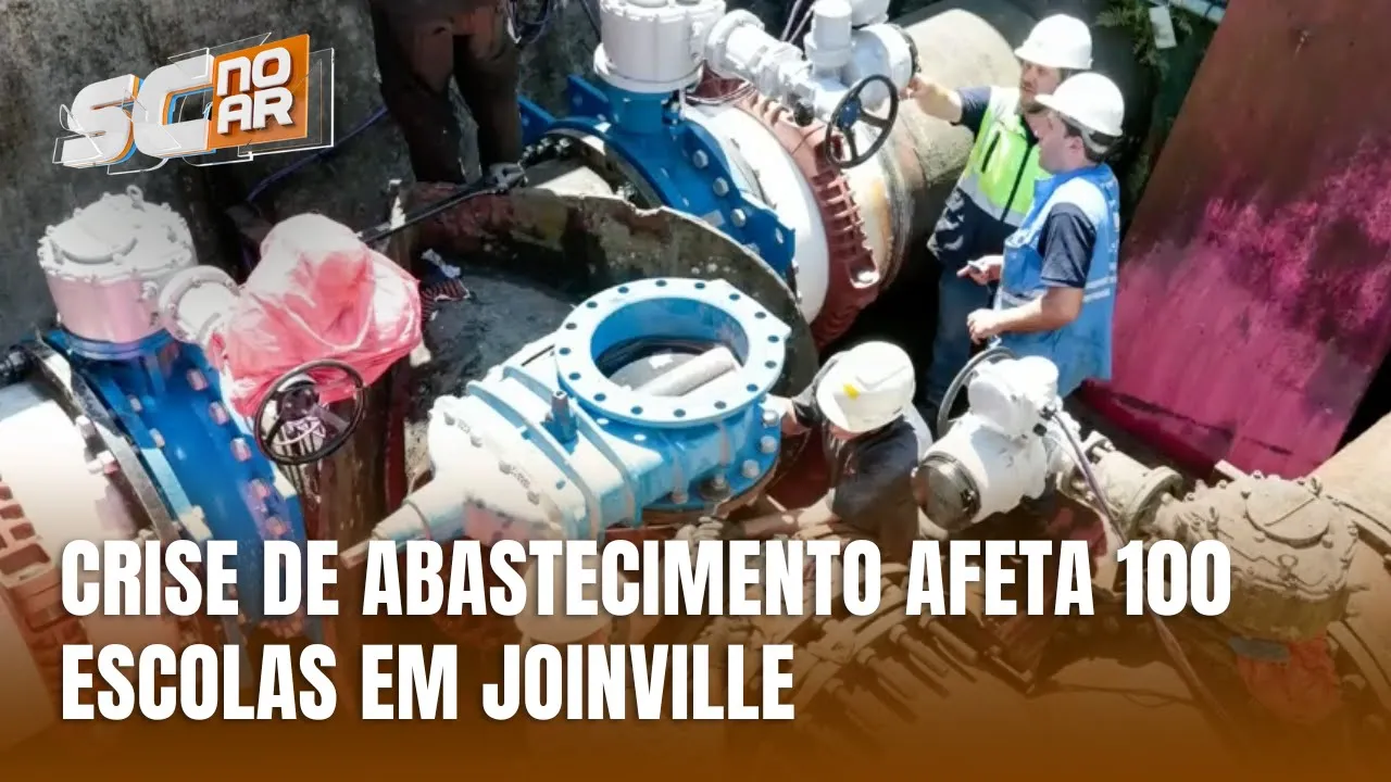 Mais de 100 escolas em Joinville suspendem aulas por falta de água