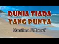Lagu Dunia Tiada Yang Punya - Herlina Effendi (lirik Lagu) | Lagu Indonesia  ~ beginikah rasanya jatuh