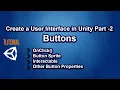 Unity UI Beginner Tutorial In Urdu Hindi Part 2 - Buttons