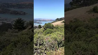 Imagine being the first person to ride over that mountain and see this bay. #fyp  #travel #vlog