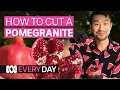 How to choose and cut pomegranates Everyday ABC Australia