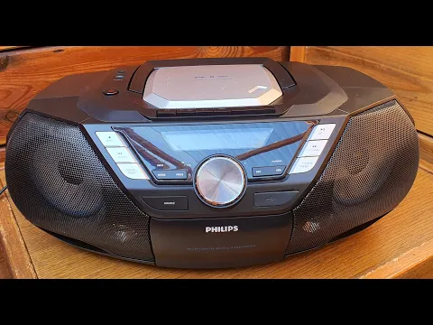 Download MP3 Philips AZB798T CD SoundMachine - Portable CD Cassette Player with FM \u0026 DAB+ Radio Bluetooth \u0026 USB