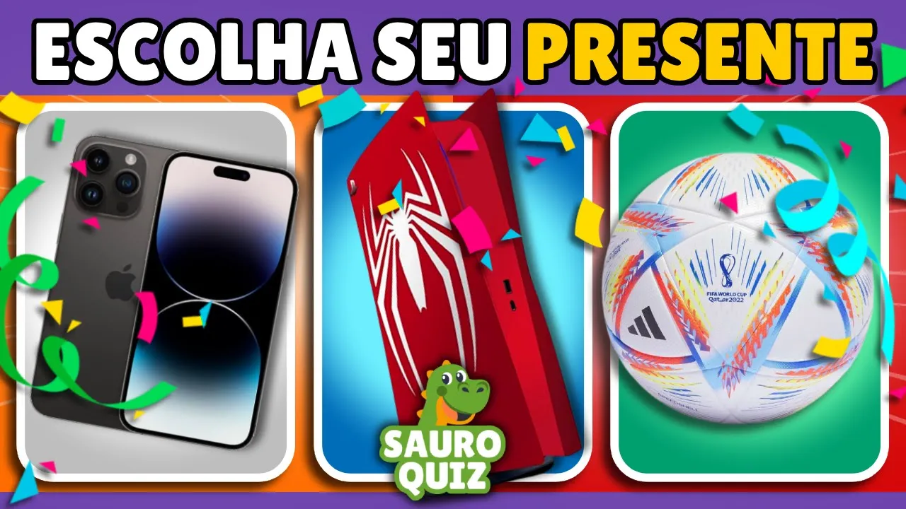 ???? ESCOLHA SEU PRESENTE | #escolhaseupresente #quiz